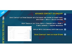 Contact us form save , reply , delete from admin ocmod 2.x
